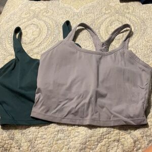 Amazon Essentials Sports Bras - Lilac Purple & Green Blue